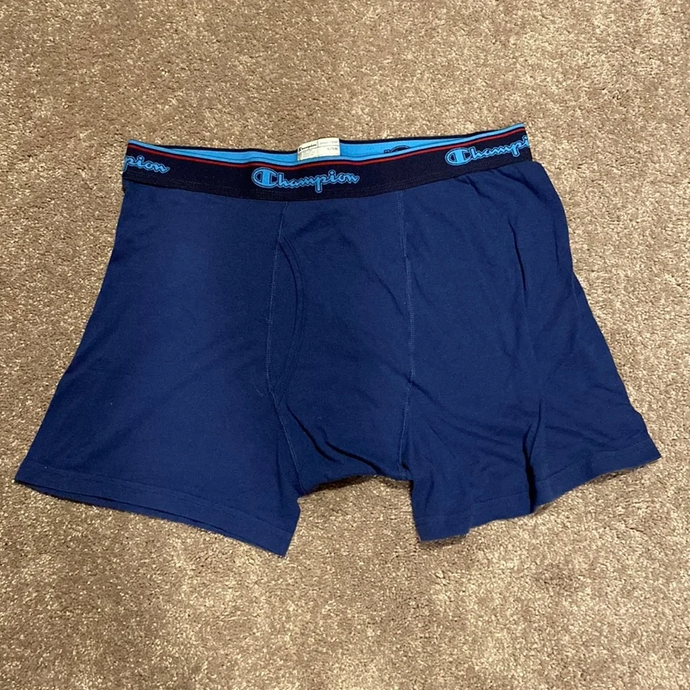 Champion Blue Boxer Briefs Stretch Comfort Underwear SIZE XL